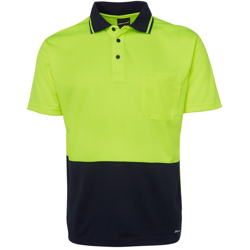 WORKWEAR, SAFETY & CORPORATE CLOTHING SPECIALISTS  - JB's HI VIS 4602.1 NON CUFF TRAD POLO