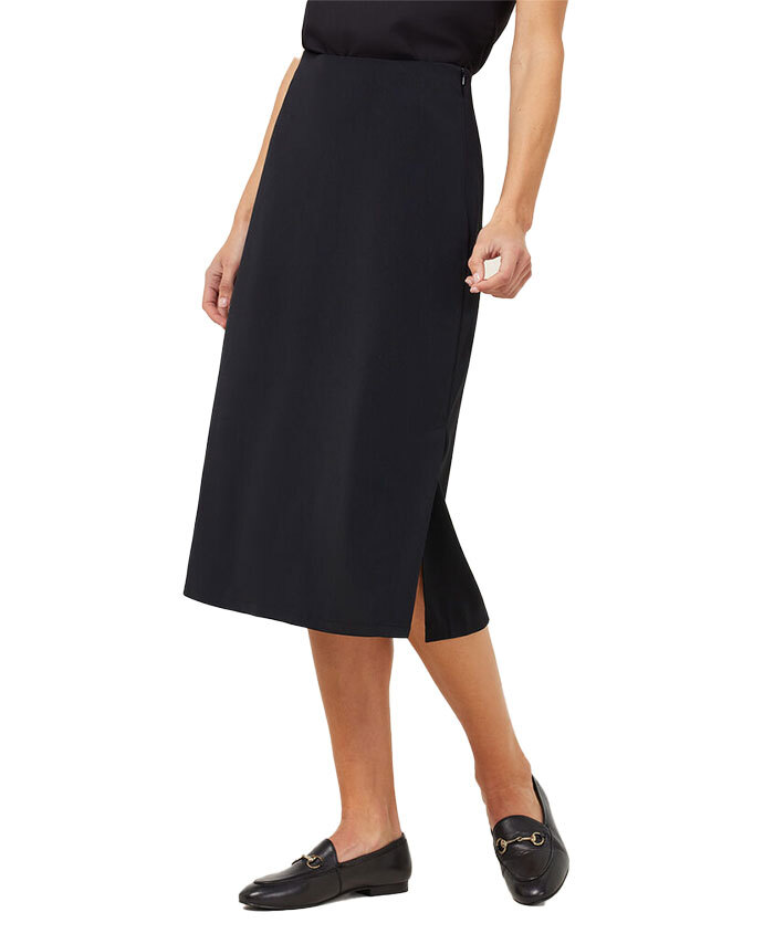 A LINE CREPE SKIRT