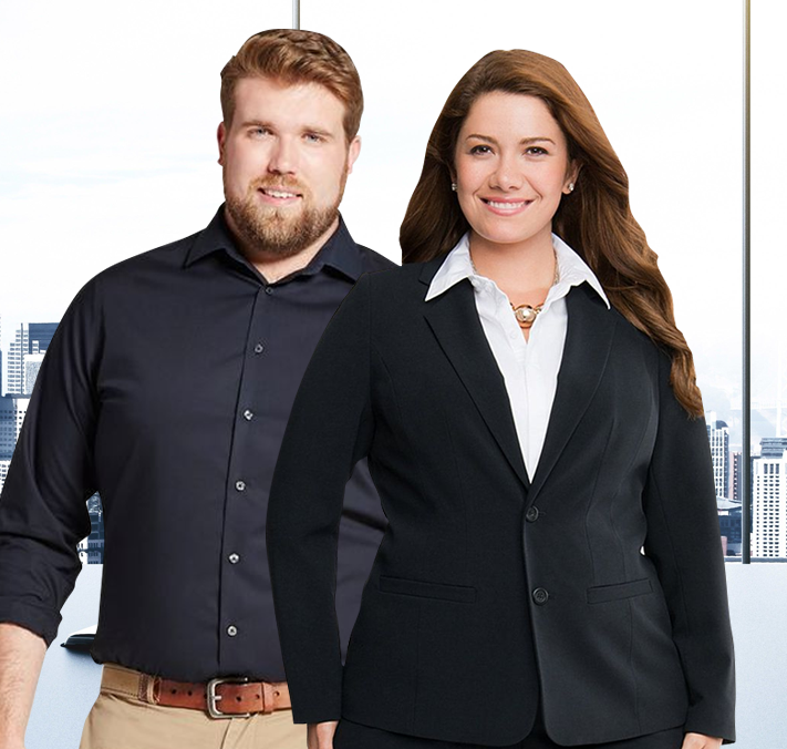 big and tall corporate wear - hip pocket workwear & safety