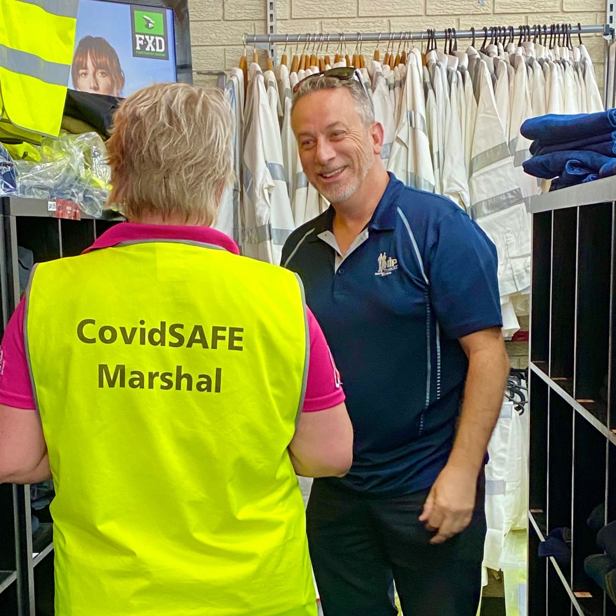covid safe marshal vest