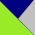 Fluoro Yellow / Navy / Silver