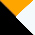 Black / Electric Orange / White