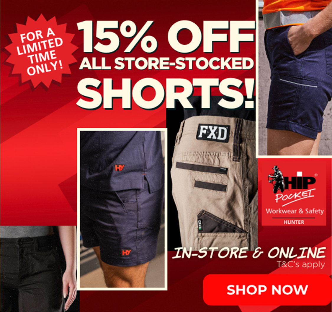 15% off shorts  banner - mobile