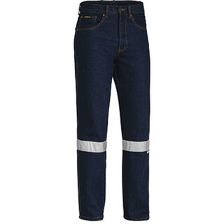 WORKWEAR, SAFETY & CORPORATE CLOTHING SPECIALISTS  - 3M TAPED ROUGH RIDER DENIM JEAN