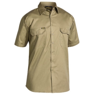 WORKWEAR, SAFETY & CORPORATE CLOTHING SPECIALISTS  - COOL LIGHTWEIGHT DRILL SHIRT - SHORT SLEEVE