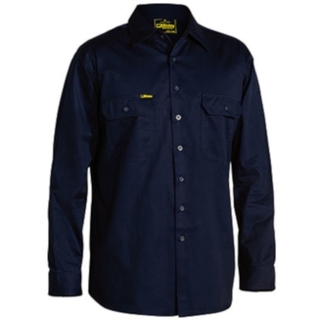 WORKWEAR, SAFETY & CORPORATE CLOTHING SPECIALISTS  - COOL LIGHTWEIGHT DRILL SHIRT - LONG SLEEVE