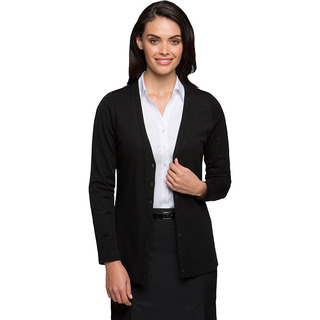 WORKWEAR, SAFETY & CORPORATE CLOTHING SPECIALISTS  - City Overknit Long Sleeve Cardigan - Ladies