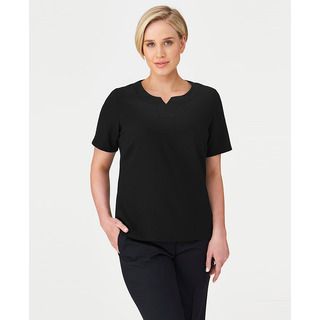 WORKWEAR, SAFETY & CORPORATE CLOTHING SPECIALISTS  - The Knit Woven Short Sleeve Shirt - Ladies