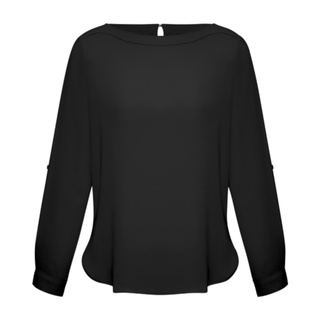 WORKWEAR, SAFETY & CORPORATE CLOTHING SPECIALISTS  - Ladies Madison Boatneck Blouse