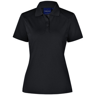 WORKWEAR, SAFETY & CORPORATE CLOTHING SPECIALISTS  - ladies bamboo charcoal S/S Polo