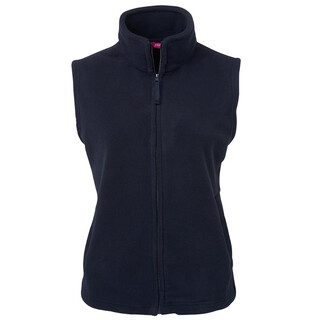 WORKWEAR, SAFETY & CORPORATE CLOTHING SPECIALISTS  - JB's LADIES POLAR VEST (inc logo & CLEANER EMB to front)