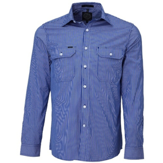 WORKWEAR, SAFETY & CORPORATE CLOTHING SPECIALISTS  - Men's Front Flap Dual Pocket, Classic Fit, Long Sleeve Shirt