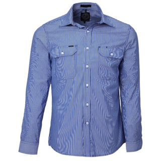 WORKWEAR, SAFETY & CORPORATE CLOTHING SPECIALISTS  - Men's Front Flap Dual Pocket, Classic Fit, Long Sleeve Shirt