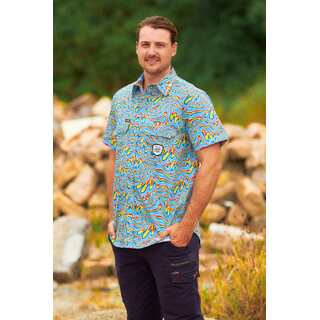 WORKWEAR, SAFETY & CORPORATE CLOTHING SPECIALISTS  - MEN'S WIPEOUT S/S WORKSHIRT