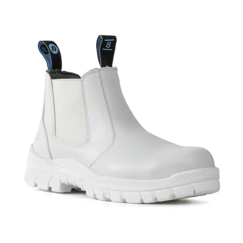 WORKWEAR, SAFETY & CORPORATE CLOTHING SPECIALISTS  - Naturals - Hercules - White Rambler Slip on Safety Boot