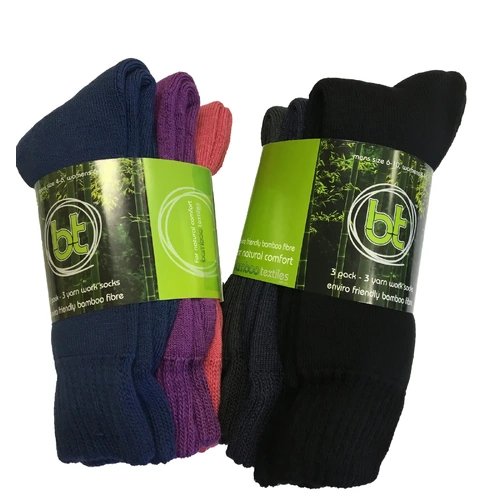 WORKWEAR, SAFETY & CORPORATE CLOTHING SPECIALISTS  - 3-Yarn 3-Pack Work Sock