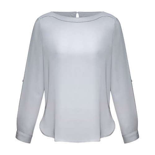 WORKWEAR, SAFETY & CORPORATE CLOTHING SPECIALISTS  - Ladies Madison Boatneck Blouse