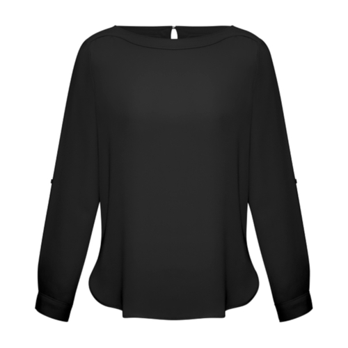 WORKWEAR, SAFETY & CORPORATE CLOTHING SPECIALISTS  - Ladies Madison Boatneck Blouse