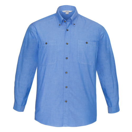 WORKWEAR, SAFETY & CORPORATE CLOTHING SPECIALISTS  - L/S Wrink Free Chambray