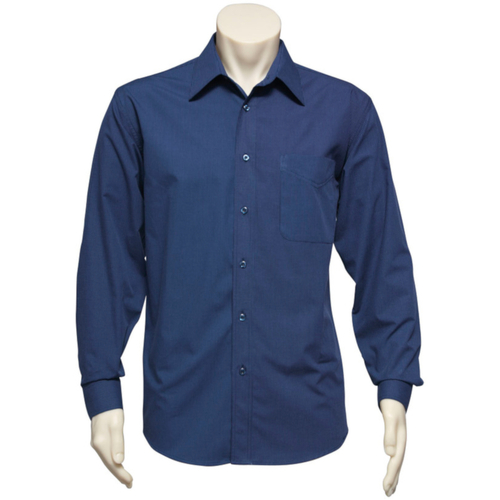 WORKWEAR, SAFETY & CORPORATE CLOTHING SPECIALISTS  - L/S Mens Micro Chk Shirt