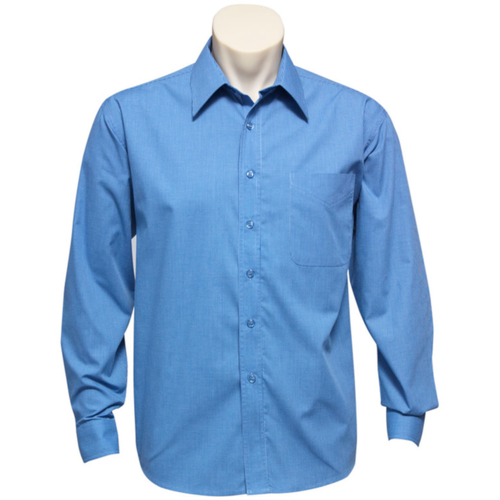 WORKWEAR, SAFETY & CORPORATE CLOTHING SPECIALISTS  - L/S Mens Micro Chk Shirt