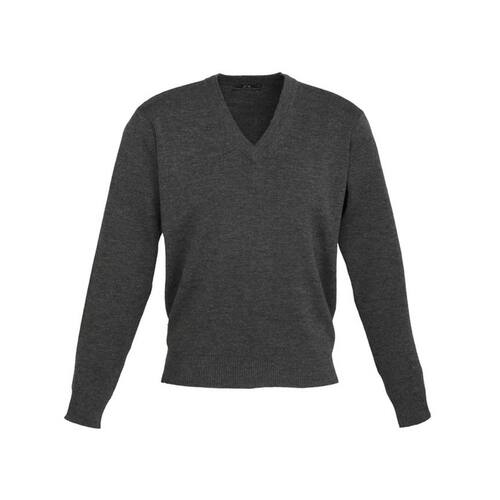 WORKWEAR, SAFETY & CORPORATE CLOTHING SPECIALISTS  - V-Neck L/S Wool Pullover