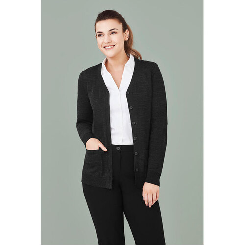 WORKWEAR, SAFETY & CORPORATE CLOTHING SPECIALISTS  - Womens Button Front Cardigan