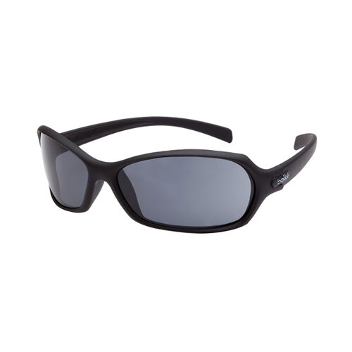 WORKWEAR, SAFETY & CORPORATE CLOTHING SPECIALISTS  - HURRICANE Black Frame AS/AF Smoke Lens - Spectacles