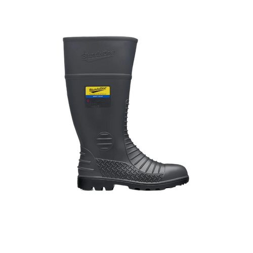 WORKWEAR, SAFETY & CORPORATE CLOTHING SPECIALISTS  - Grey waterproof safety gumboot