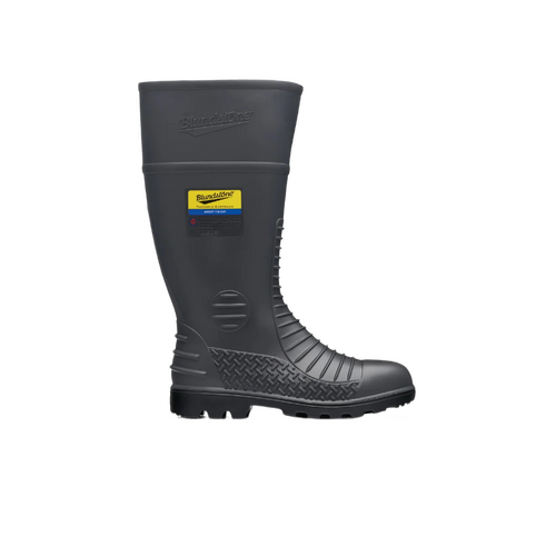 WORKWEAR, SAFETY & CORPORATE CLOTHING SPECIALISTS  - Grey waterproof safety gumboot
