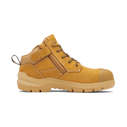 WORKWEAR, SAFETY & CORPORATE CLOTHING SPECIALISTS  - DuraFit Wheat nubuck anti-static 115mm zip side safety boot