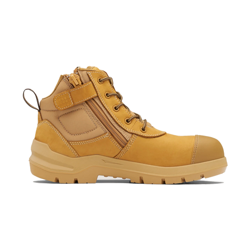 WORKWEAR, SAFETY & CORPORATE CLOTHING SPECIALISTS  - DuraFit Wheat nubuck 135mm zip side safety boot