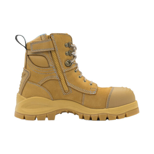 WORKWEAR, SAFETY & CORPORATE CLOTHING SPECIALISTS  - DISCONTINUED - 892 - Womens Wheat water-resistant nubuck zip side safety boot