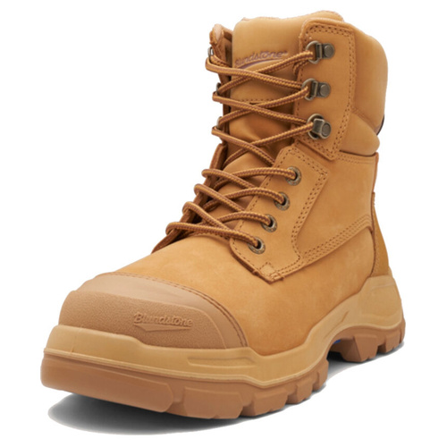 WORKWEAR, SAFETY & CORPORATE CLOTHING SPECIALISTS  - RotoFlex Wheat water-resistant nubuck 150mm zip sided safety boot