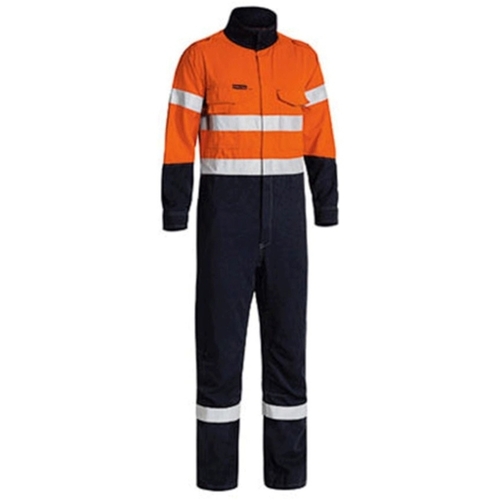 WORKWEAR, SAFETY & CORPORATE CLOTHING SPECIALISTS  - Tencate Tecasafe® Plus Taped Two Tone Hi Vis Engineered Fr Vented Coverall