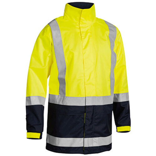 WORKWEAR, SAFETY & CORPORATE CLOTHING SPECIALISTS  - TAPED HI VIS RAIN SHELL JACKET