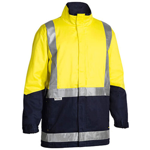 WORKWEAR, SAFETY & CORPORATE CLOTHING SPECIALISTS  - TAPED HI VIS 3 IN 1 DRILL JACKET