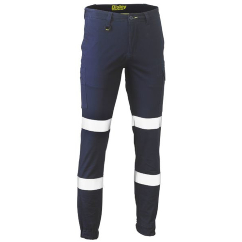 Taped Biomotion Stretch Cotton Drill Cargo Cuffed Pants
