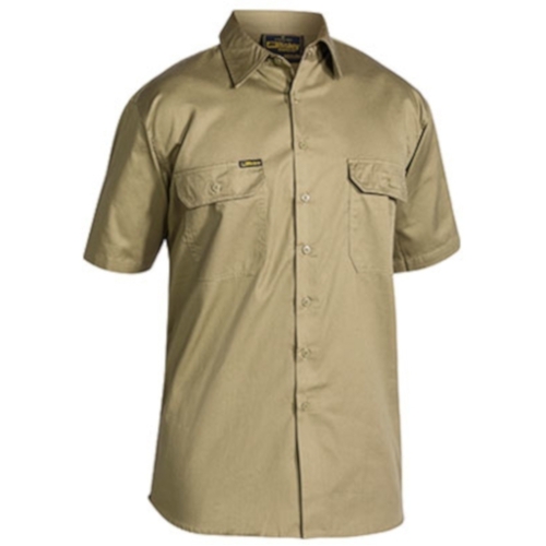WORKWEAR, SAFETY & CORPORATE CLOTHING SPECIALISTS  - COOL LIGHTWEIGHT DRILL SHIRT - SHORT SLEEVE