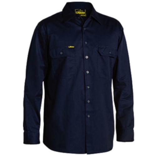 WORKWEAR, SAFETY & CORPORATE CLOTHING SPECIALISTS  - Cool Lightweight Drill Shirt - Long Sleeve
