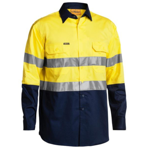WORKWEAR, SAFETY & CORPORATE CLOTHING SPECIALISTS  - 3M TAPED COOL LIGHTWEIGHT HI VIS SHIRT - LONG SLEEVE