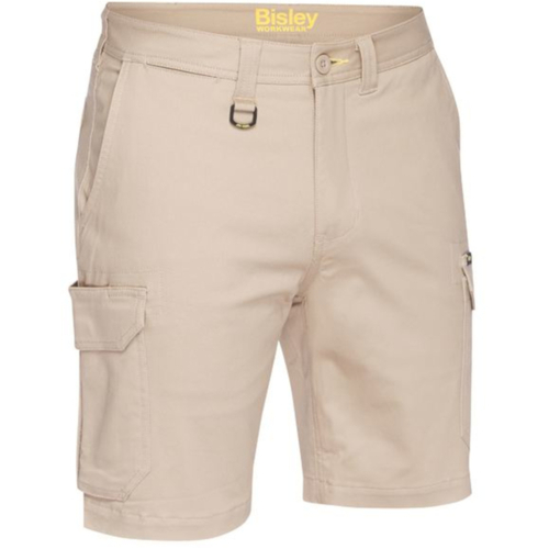 WORKWEAR, SAFETY & CORPORATE CLOTHING SPECIALISTS  - MENS STRETCH COTTON CARGO SHORT