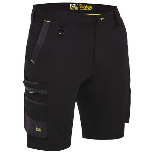 WORKWEAR, SAFETY & CORPORATE CLOTHING SPECIALISTS  - FLX & MOVE 4-WAY STRETCH ZIP CARGO SHORT