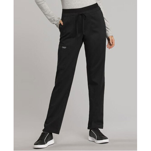 WORKWEAR, SAFETY & CORPORATE CLOTHING SPECIALISTS  - Revolution - HIGH WAISTED KNIT BAND TAPERED WOMEN'S PANT, REGULAR LENGTH