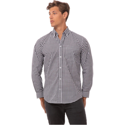 WORKWEAR, SAFETY & CORPORATE CLOTHING SPECIALISTS  - Men's Gingham Dress Shirt