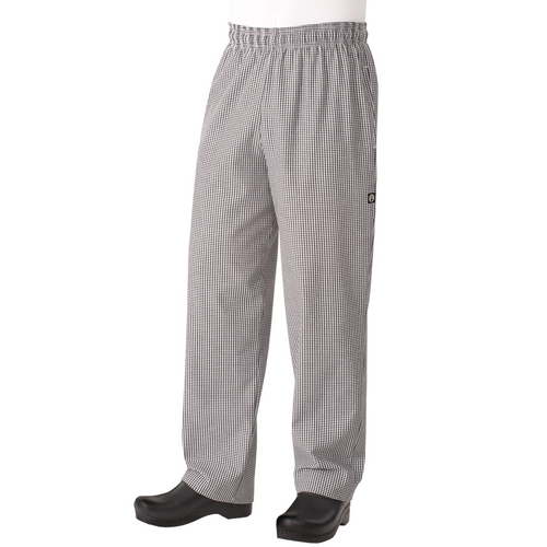 WORKWEAR, SAFETY & CORPORATE CLOTHING SPECIALISTS  - Small Check Basic Baggy Pants