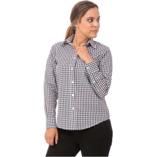 WORKWEAR, SAFETY & CORPORATE CLOTHING SPECIALISTS  - Women's Gingham Dress Shirt