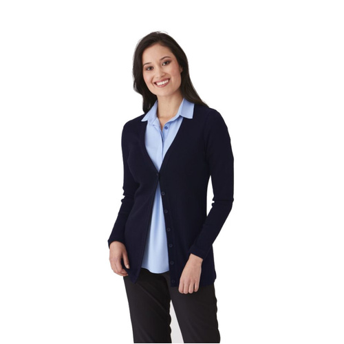 WORKWEAR, SAFETY & CORPORATE CLOTHING SPECIALISTS  - City Overknit Long Sleeve Cardigan - Ladies
