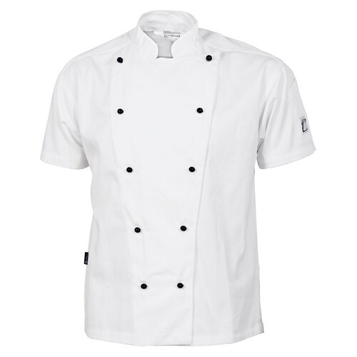WORKWEAR, SAFETY & CORPORATE CLOTHING SPECIALISTS  - Traditional Chef Jacket - Short Sleeve