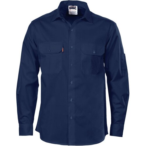 WORKWEAR, SAFETY & CORPORATE CLOTHING SPECIALISTS  - Cool-Breeze Work Shirt- Long Sleeve